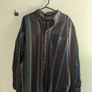 Striped Pendleton Long Sleeve Button Up